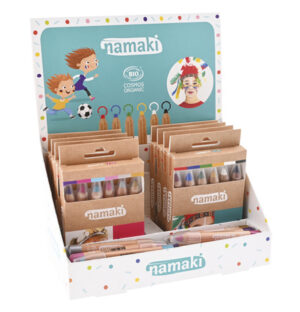 Display + 18 näomaalingu pliiatsit + 8 pliiatsite komplekti
