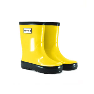 Rain Boots, Yellow/Black