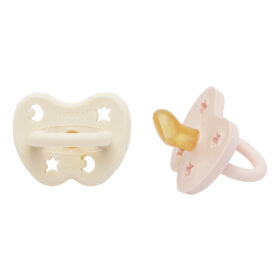 powder pink & milky white