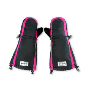 Snow Mitts (Kid) - Black/Accented Pink