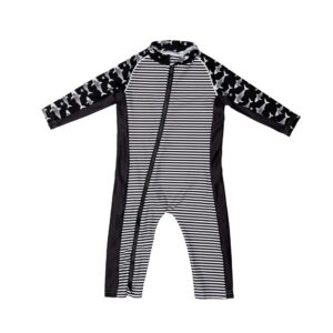 Stonz UV kombe, Black/Shark - 0-6 kuud