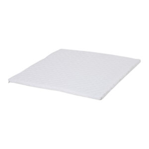 Hoppekids mattress with flax felt for playpen, White