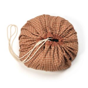 Print Organic - Grid Brown