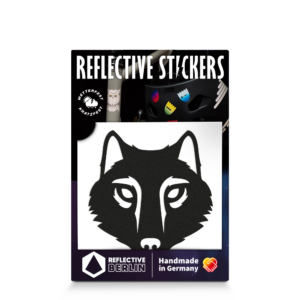 Reflective sticker, Wolf