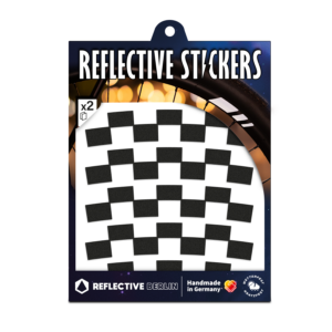 Reflective rim stickers, Checker