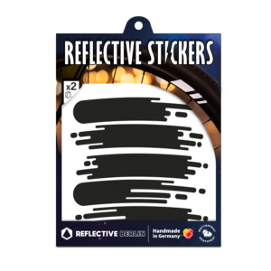 Reflective rim stickers, Smudge