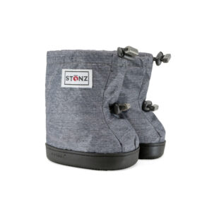 Toddler Booties - Heather Grey