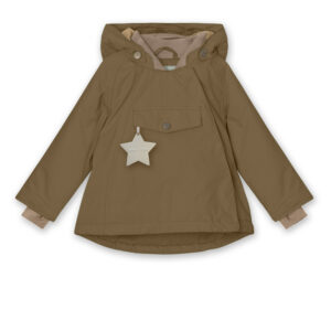 MATWANG fleece lined winter jacket, wood