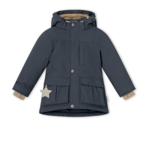 MATKASTORIO fleece lined winter jacket, blue nights