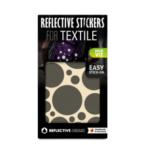 Reflective textile stickers, Bubbles