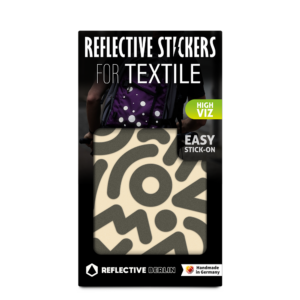 Reflective textile stickers, Doodle