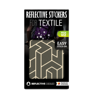 Reflective textile stickers, Isometric