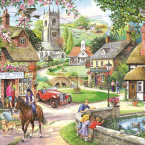 Feeding The Ducks 1000 Piece Puzzle