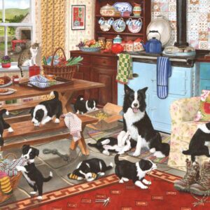 Collie Wobbles 1000 Piece Puzzle