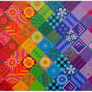 Patchwork Rainbow 1000 Piece Puzzle