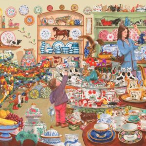 Bulls In A China Shop 1000 Piece Puzzle