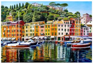 Portofino on Reflection 1000 Piece Puzzle