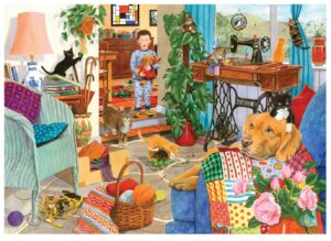 Kitten Chaos 1000 Piece Puzzle