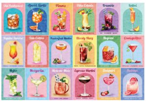 Colourful Cocktails 1000 Piece Puzzle