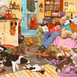Dog Tired 1000 Piece Puzzle