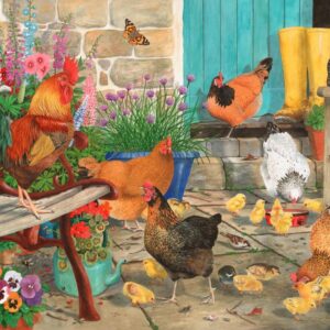 Hen Pecked 1000 Piece Puzzle