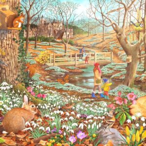 Snowdrop Walk BIG 500 Puzzle